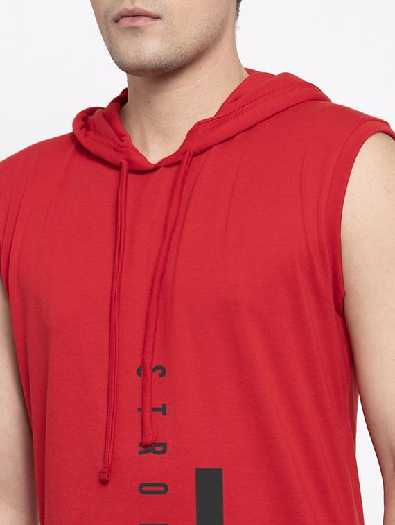 red front print t-shirt - 17263889 - Standard Image - 4