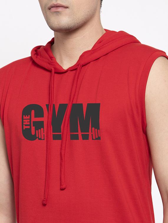 red chest print t-shirt - 17263896 - Standard Image - 4