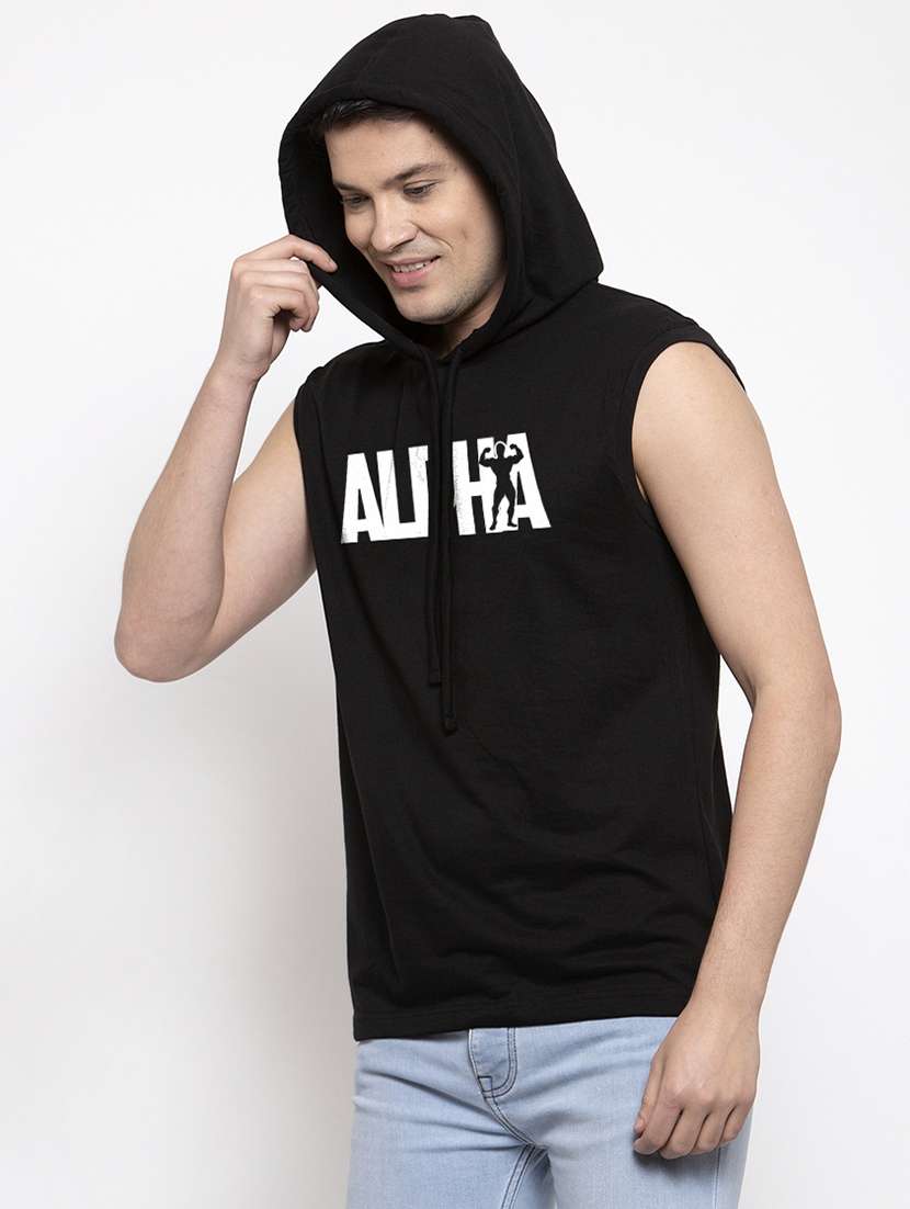 black chest print t-shirt - 17263897 -  Standard Image - 1