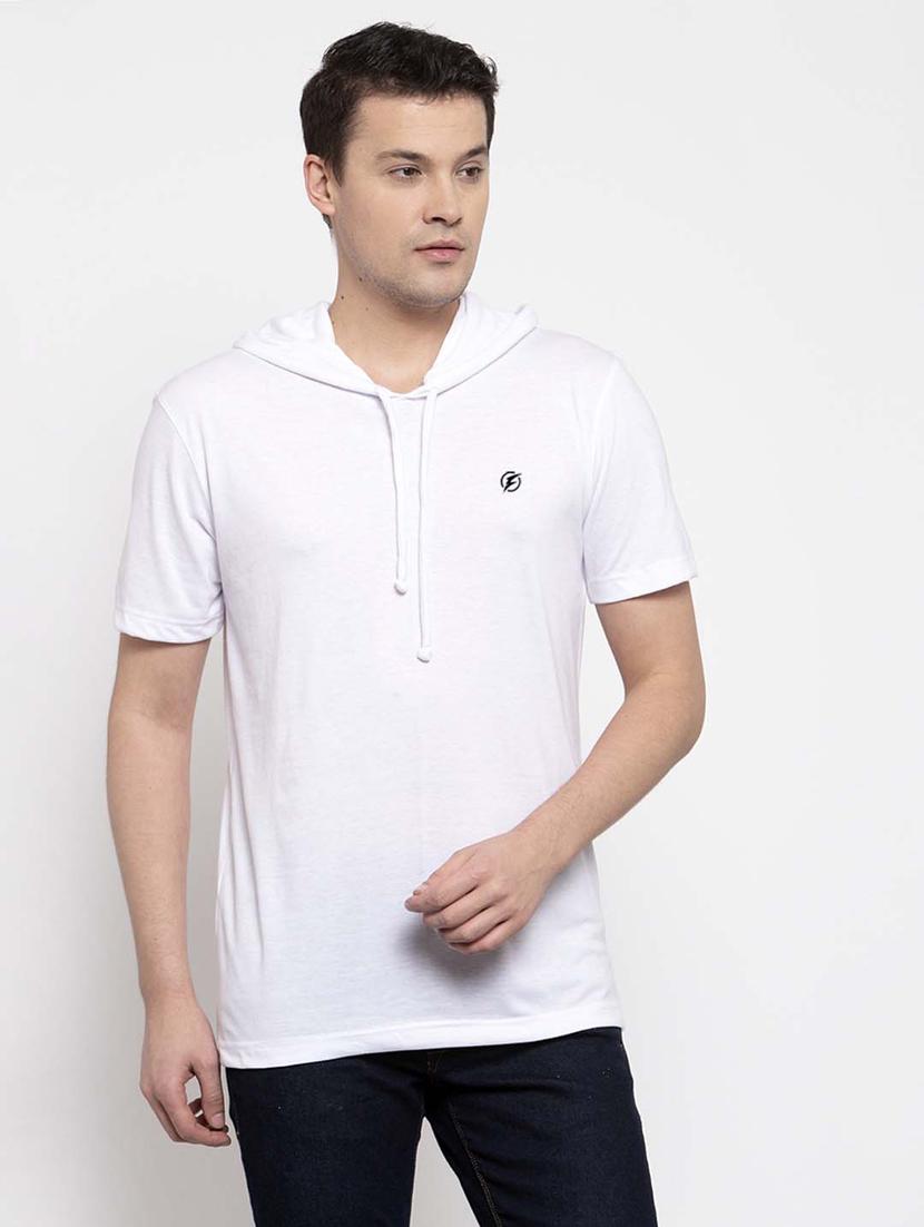 white solid t-shirt - 17263962 - Zoom Image - 0