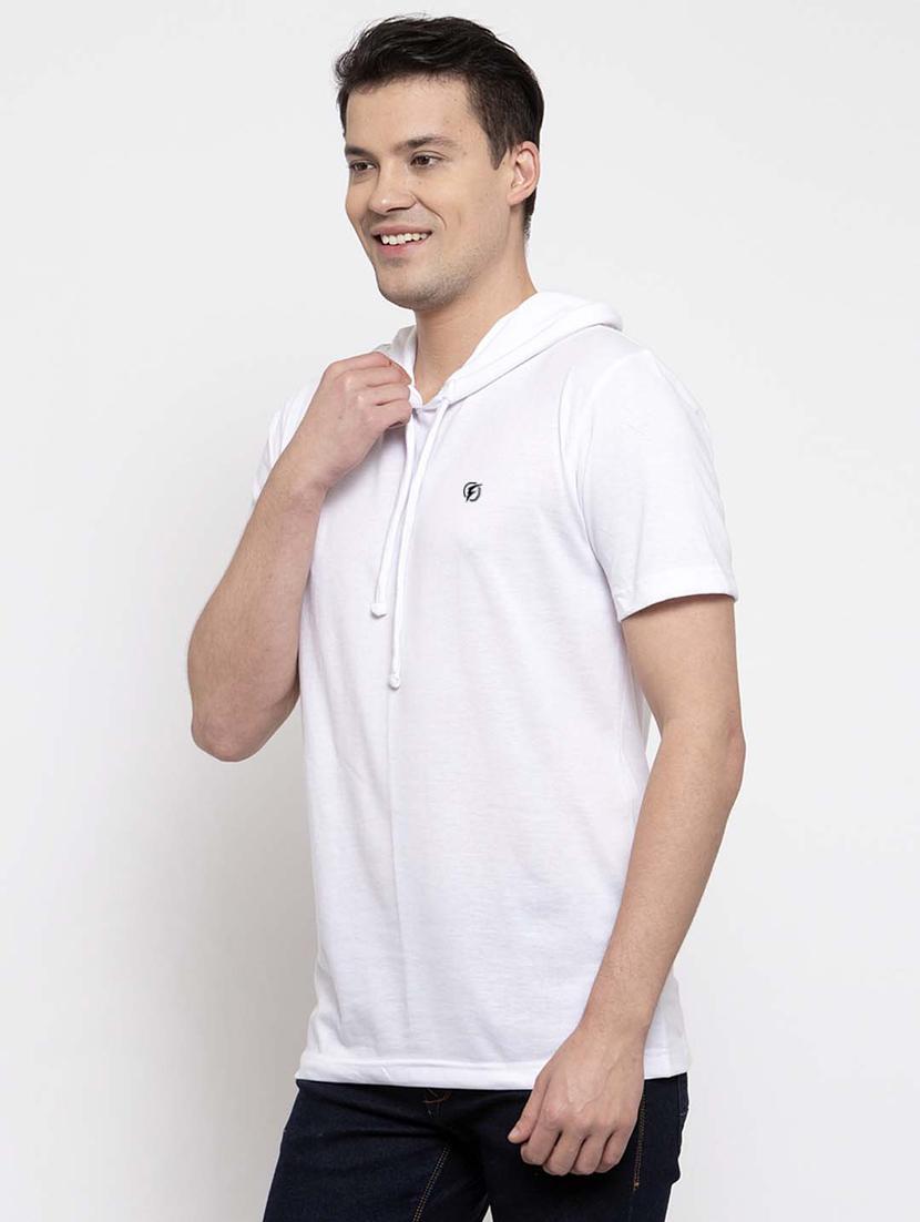 white solid t-shirt - 17263962 - Standard Image - 1