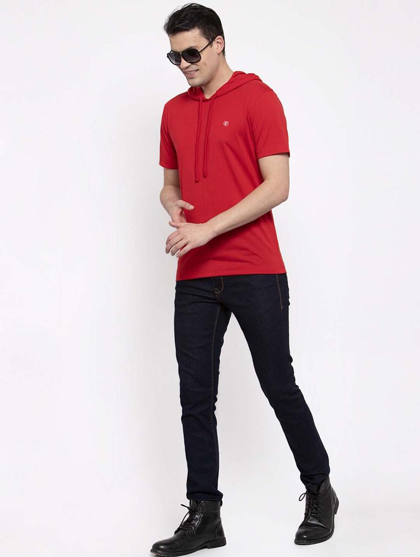 red solid t-shirt - 17263963 - Standard Image - 4