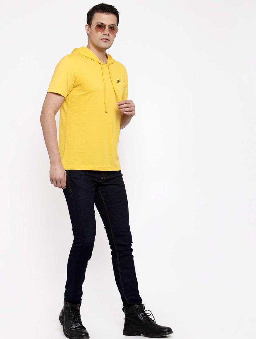 yellow solid t-shirt - 17263965 - Standard Image - 4