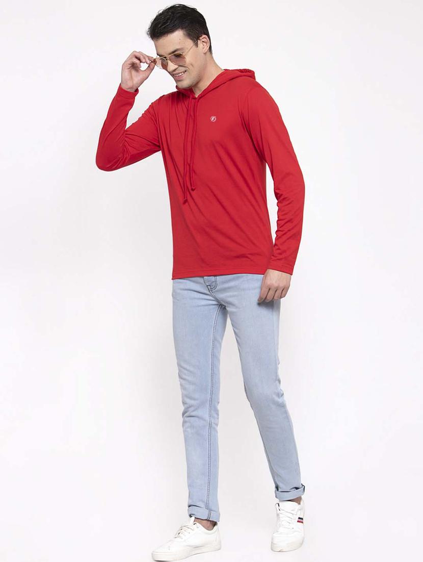 red solid t-shirt - 17263973 - Standard Image - 4