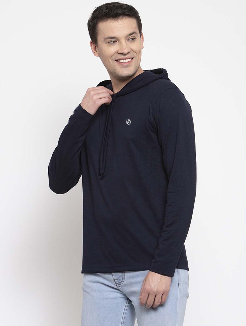 navy blue solid t-shirt - 17263978 -  Standard Image - 1