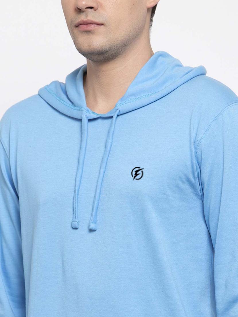 light blue solid t-shirt - 17263979 - Standard Image - 6