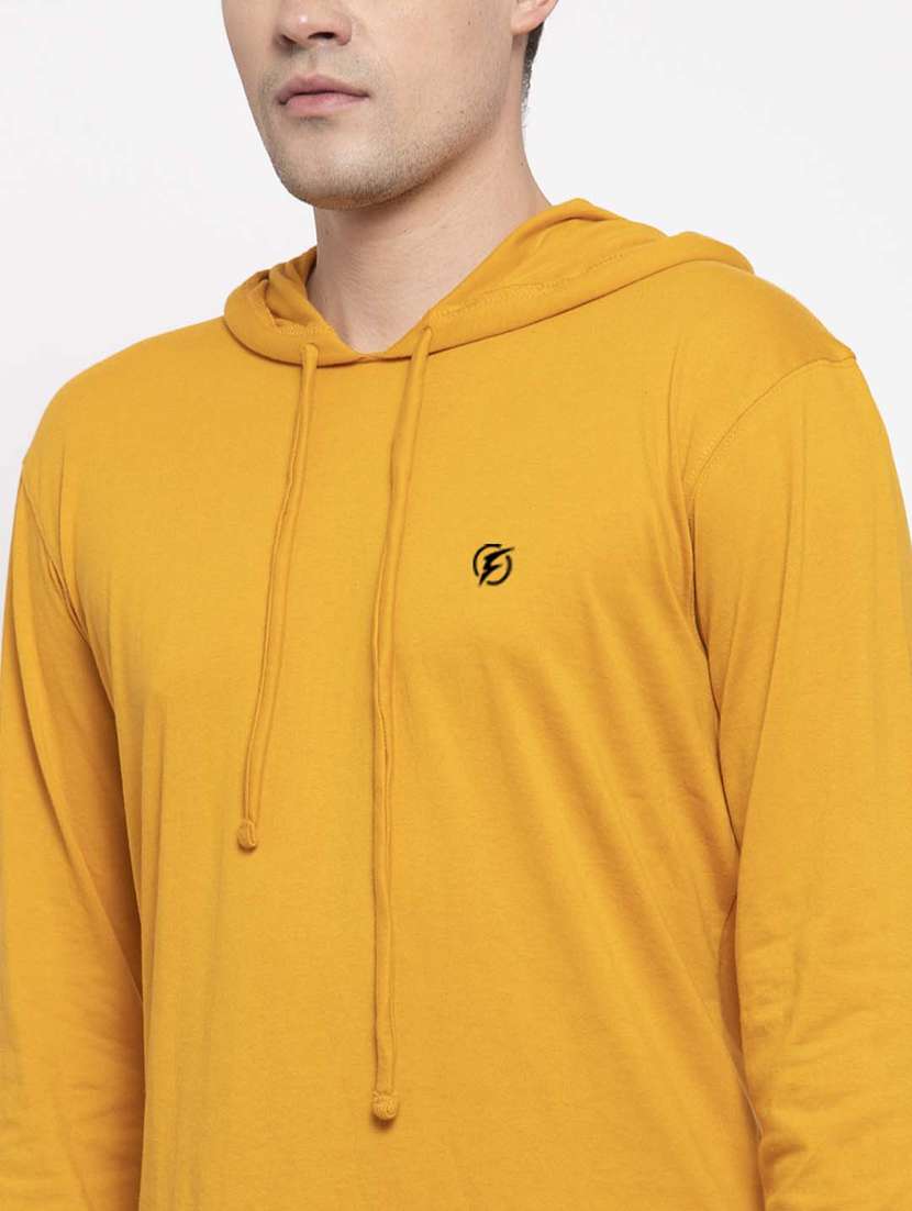 mustard solid t-shirt - 17263980 -  Standard Image - 6