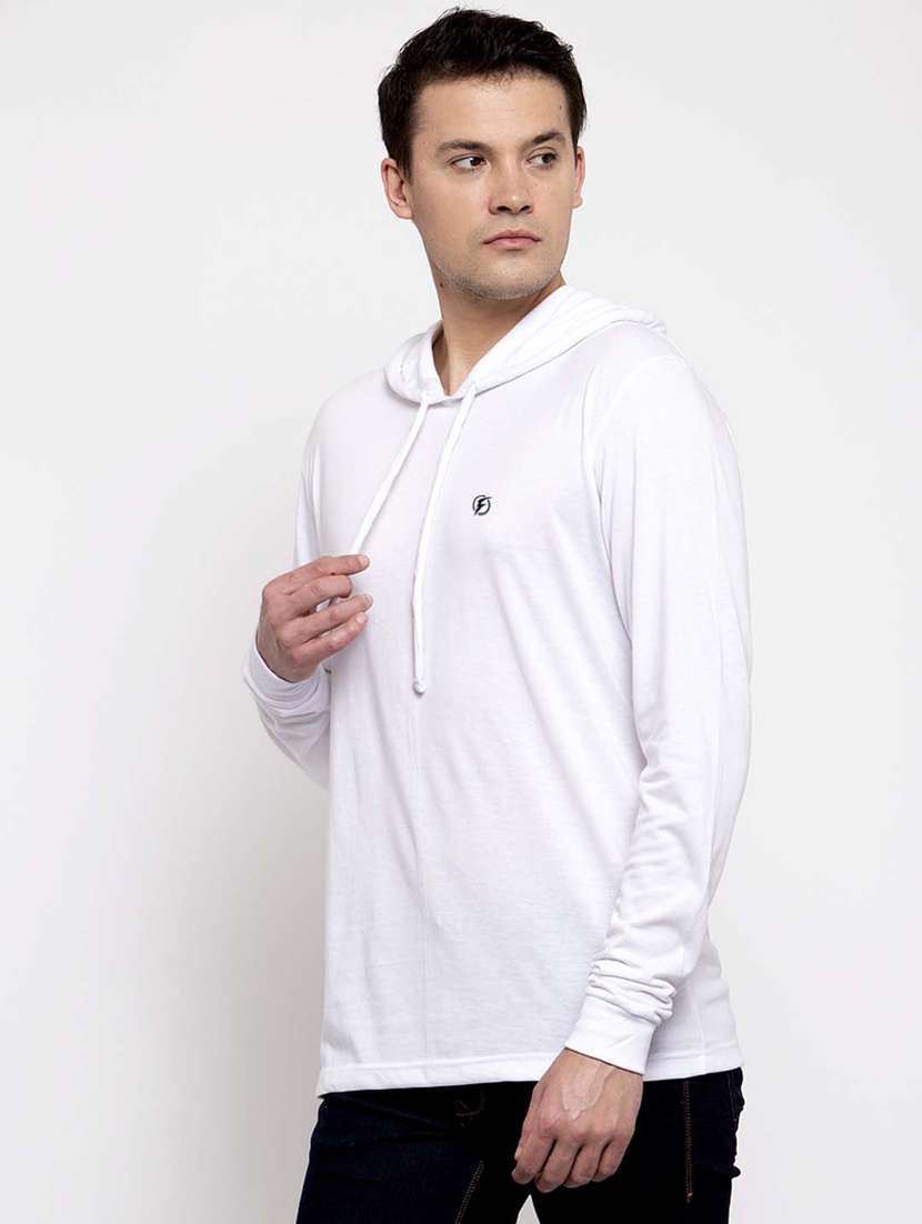 white solid t-shirt - 17263982 -  Standard Image - 1