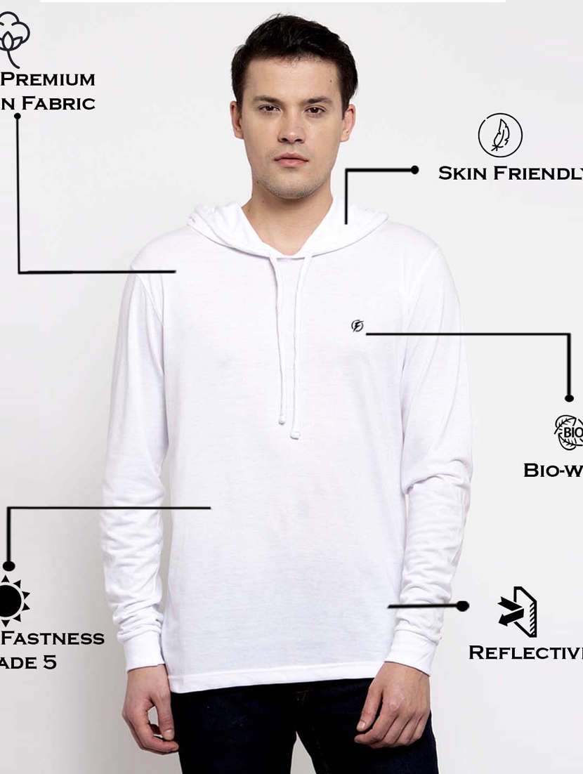 white solid t-shirt - 17263982 -  Standard Image - 4