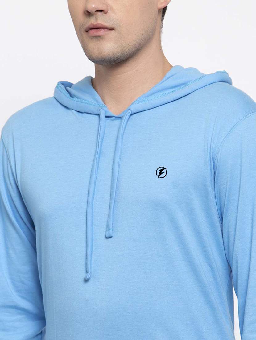 light blue solid t-shirt - 17263989 - Standard Image - 6