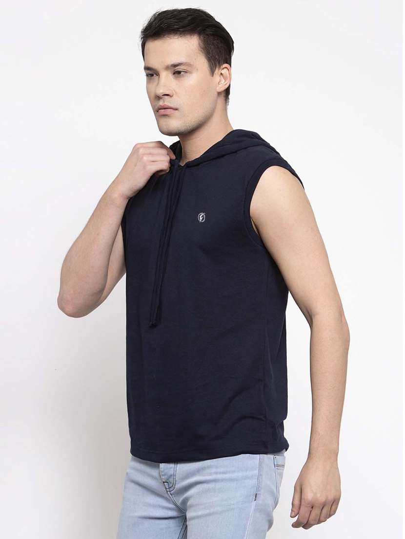 navy blue solid t-shirt - 17263998 -  Standard Image - 1