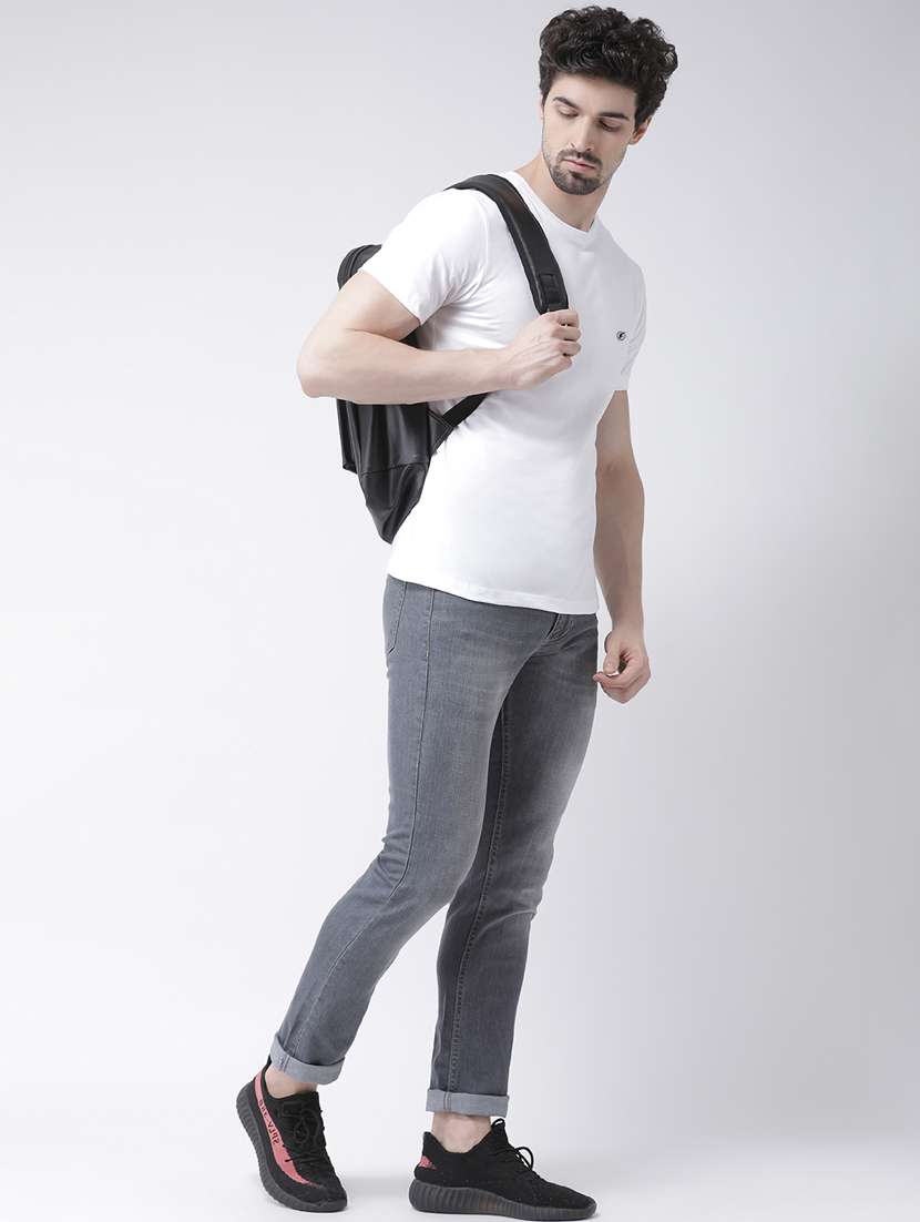 men round neck solid t-shirt - 17264516 -  Standard Image - 4