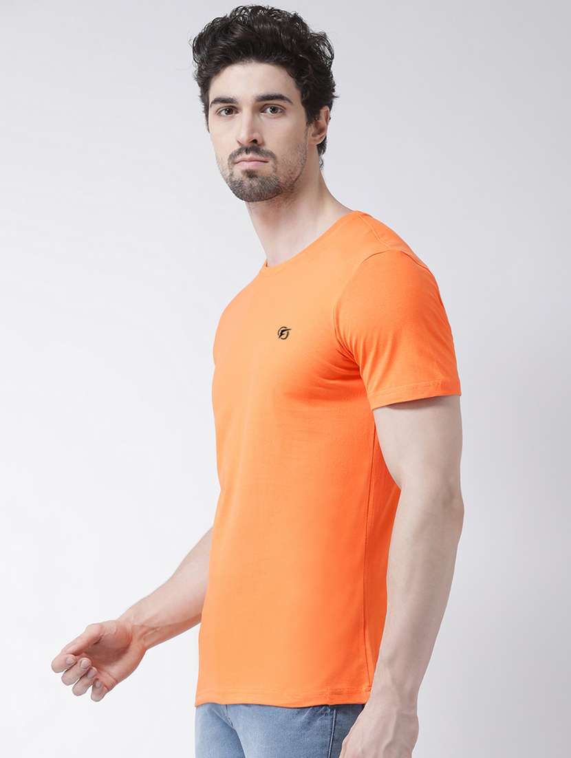 men solid round neck t-shirt - 17264521 -  Standard Image - 1