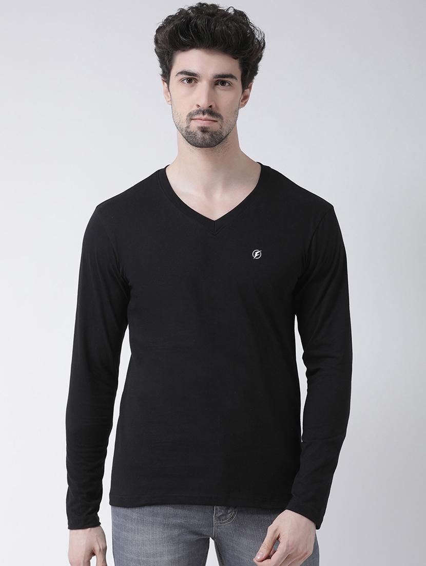 black solid t-shirt - 17264528 -  Zoom Image - 0