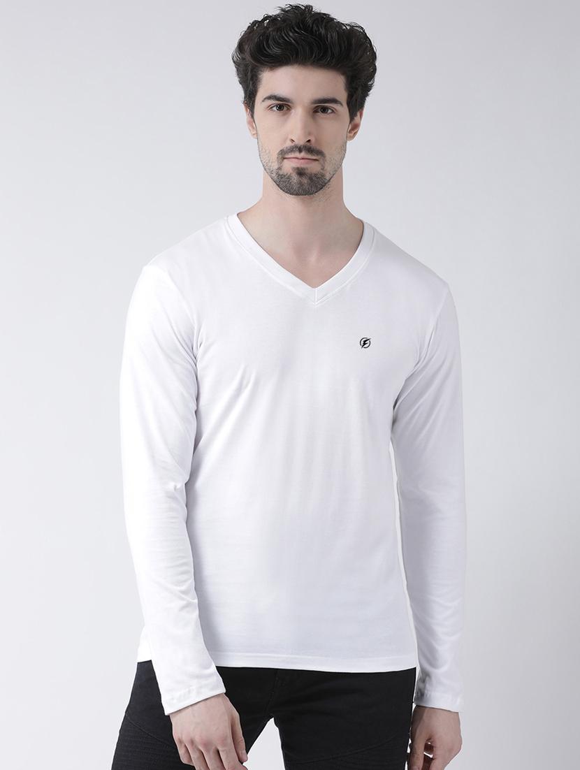 white solid t-shirt - 17264529 - Zoom Image - 0