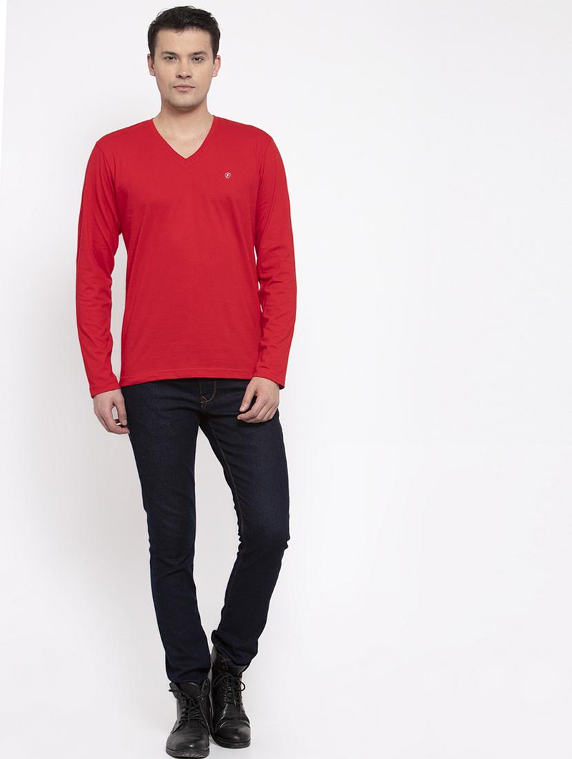 red solid t-shirt - 17264530 - Standard Image - 4