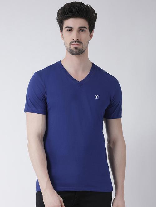 blue solid t-shirt - 17264542 -  Standard Image - 0