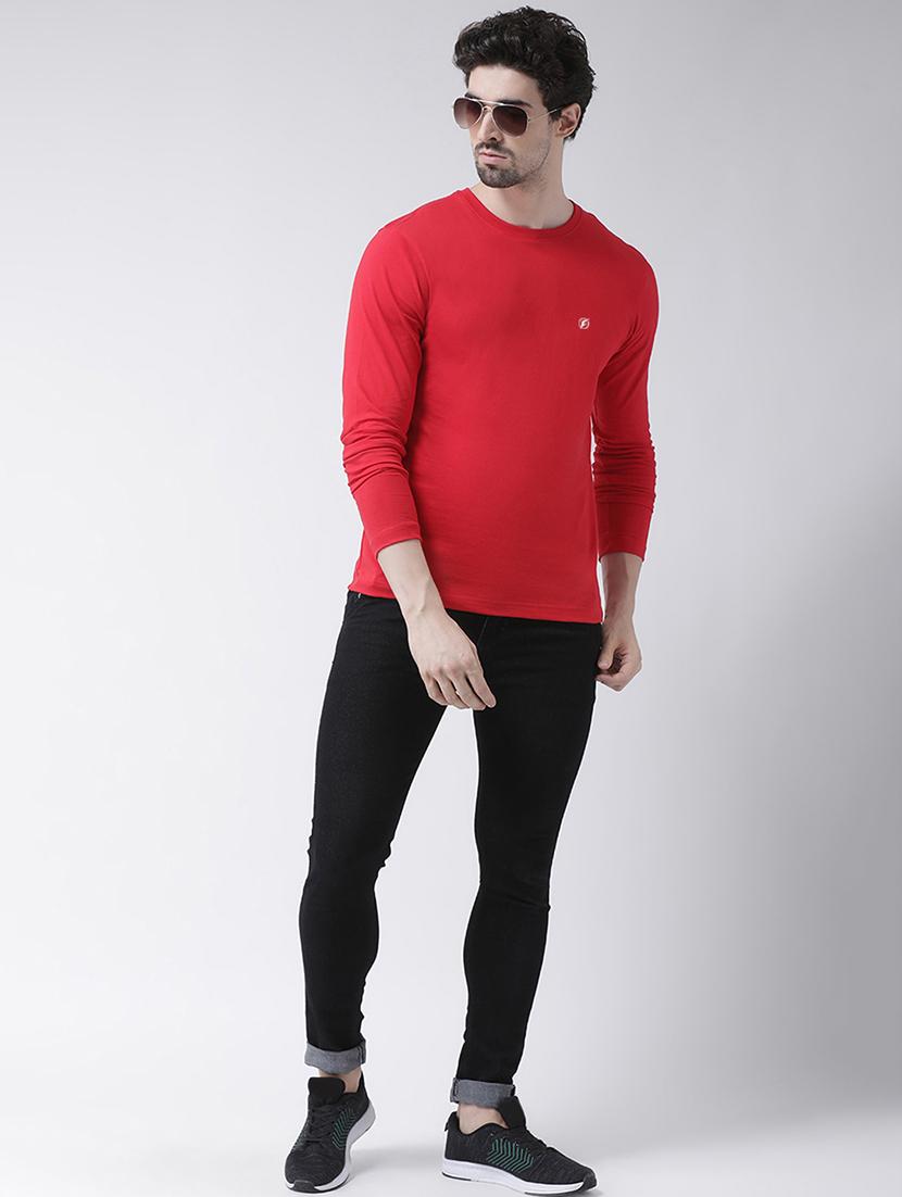 men solid long sleeves t-shirt - 17264553 - Standard Image - 4