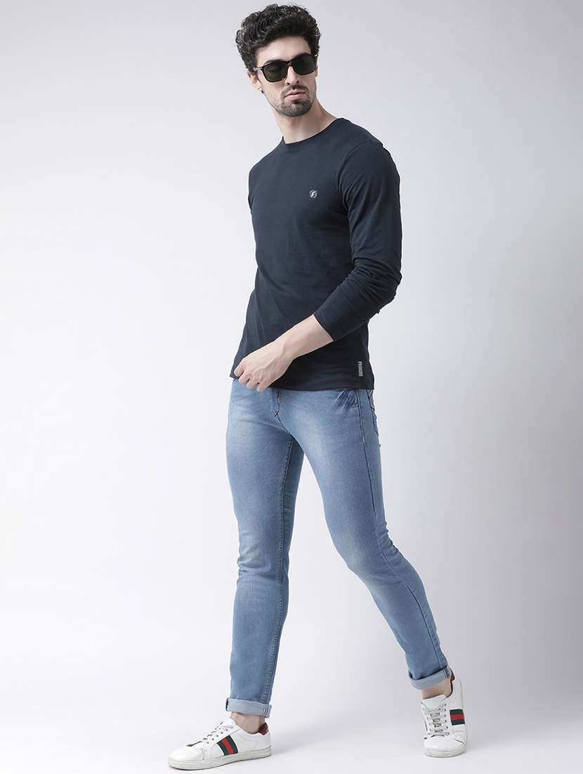 men solid long sleeves t-shirt - 17264560 -  Standard Image - 4
