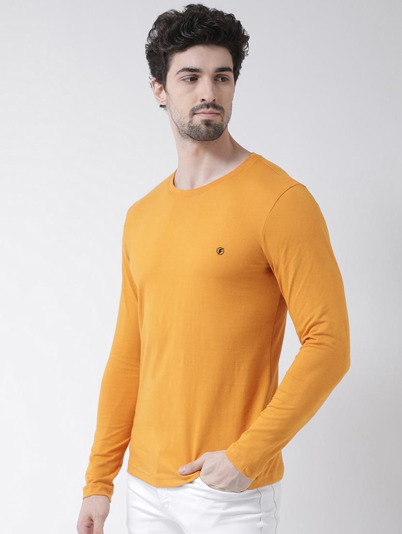 mustard solid t-shirt - 17264562 -  Standard Image - 1