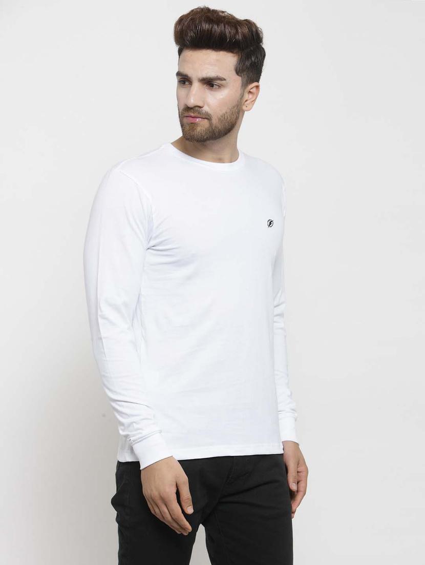 white solid regular t-shirt - 17264576 -  Standard Image - 1