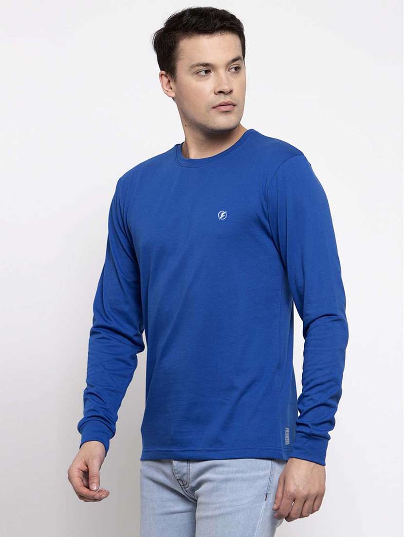 men solid round neck t-shirt - 17264578 -  Standard Image - 1