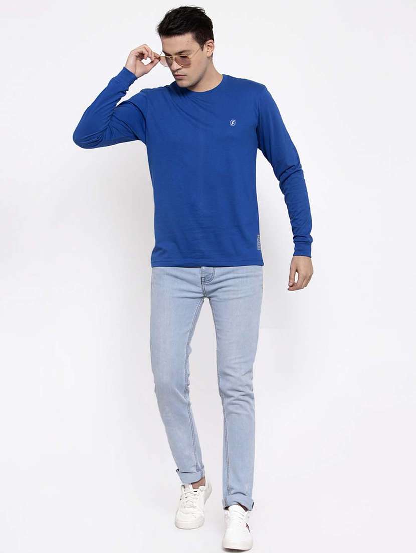 men solid round neck t-shirt - 17264578 -  Standard Image - 4