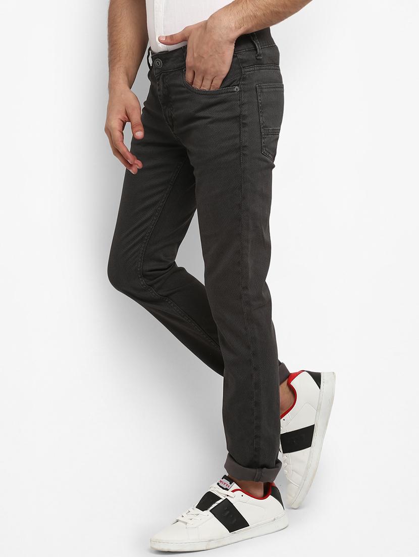 grey printed jeans  - 17264665 -  Standard Image - 1