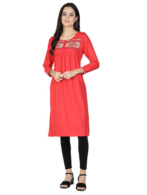 women's a-line kurta - 17265290 -  Standard Image - 0