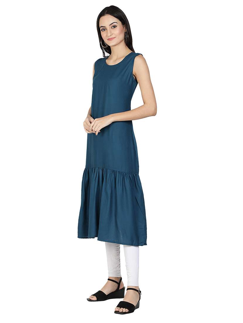 women's tiered kurta - 17265293 -  Standard Image - 1