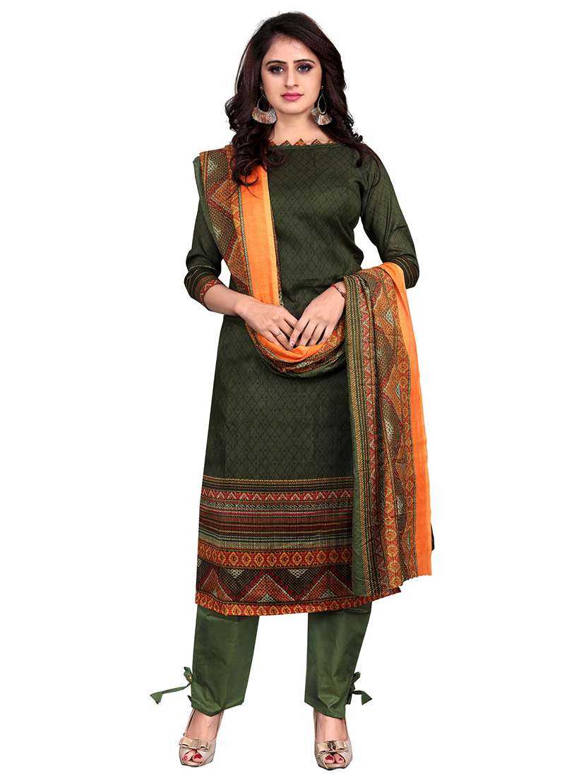 printed salwar unstitched suit