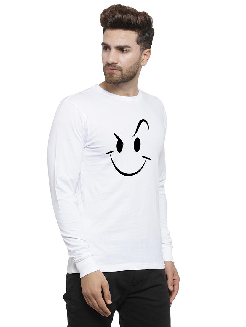 white chest print t-shirt - 17267497 - Standard Image - 1