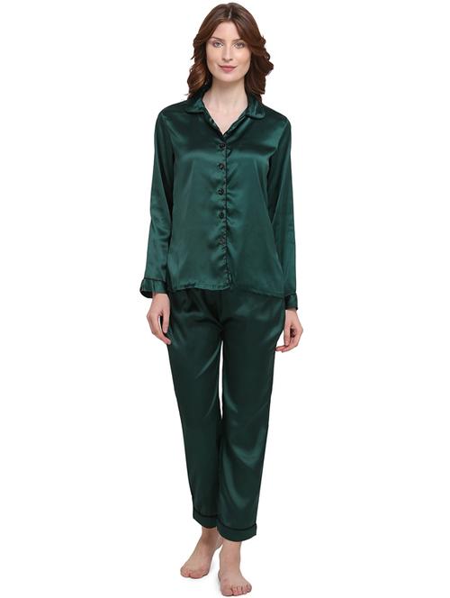 satin pyjama nightwear set - 17269311 - Standard Image - 0