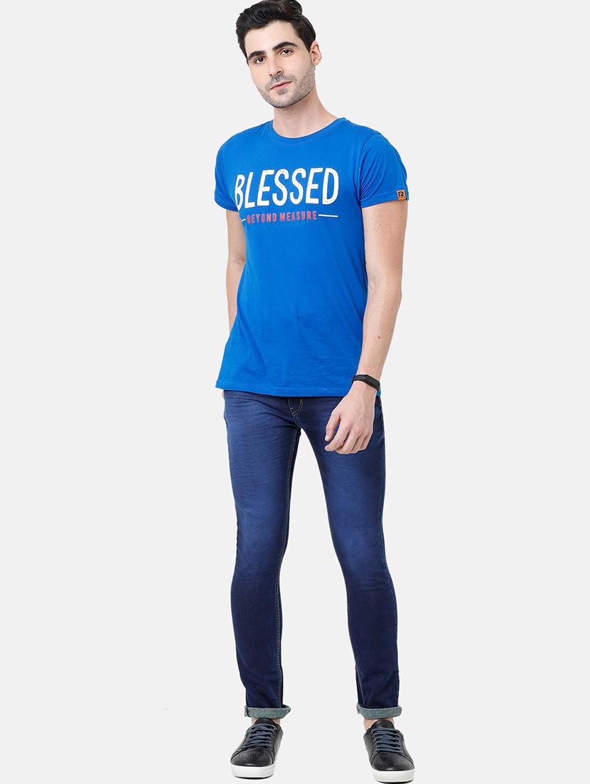 blue light washed denim jeans - 17271632 - Standard Image - 4