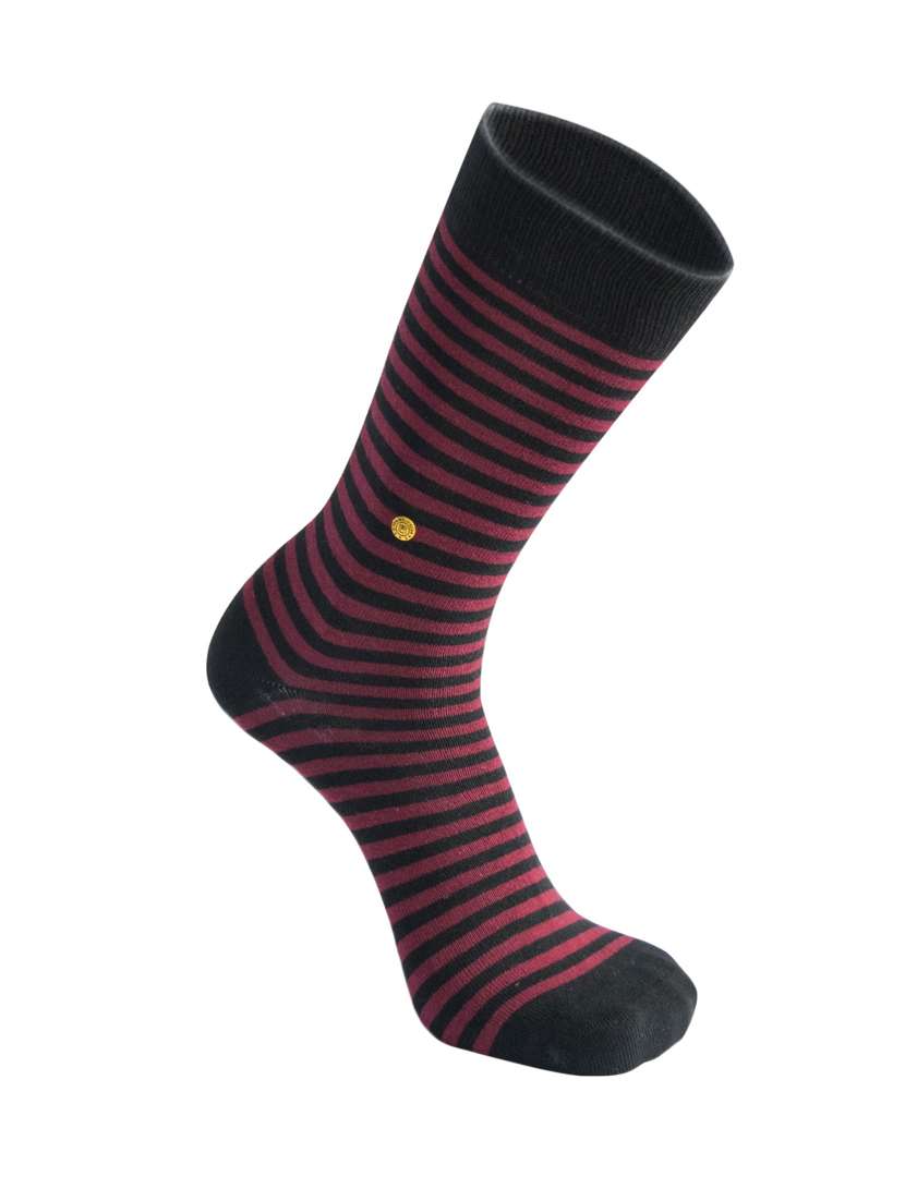 multi colored cotton above ankle length sock