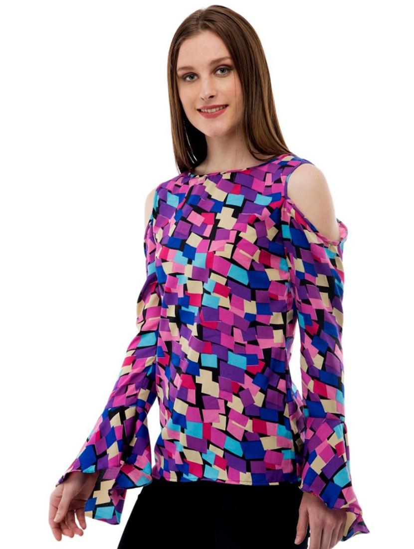 women's straight boat neck top - 17272383 - Standard Image - 1