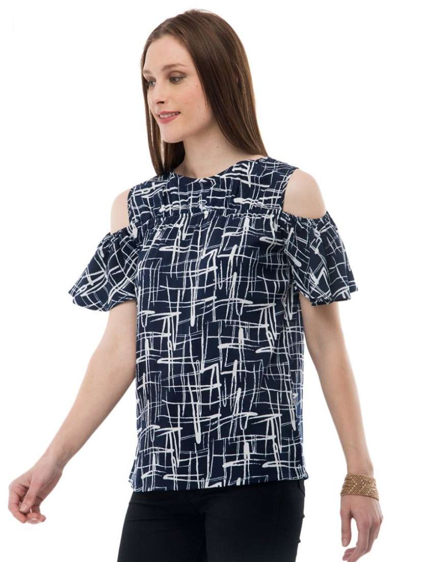 women's straight round neck top - 17272392 -  Standard Image - 1