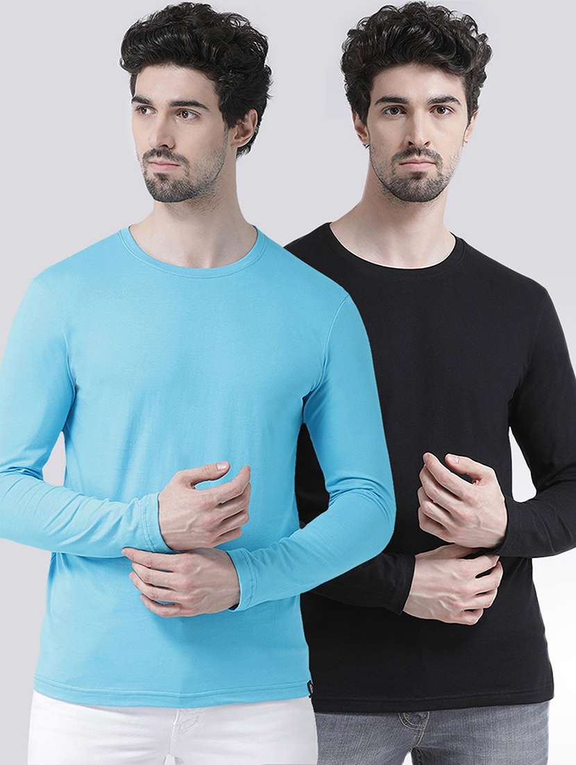multi colored solid t-shirts combo