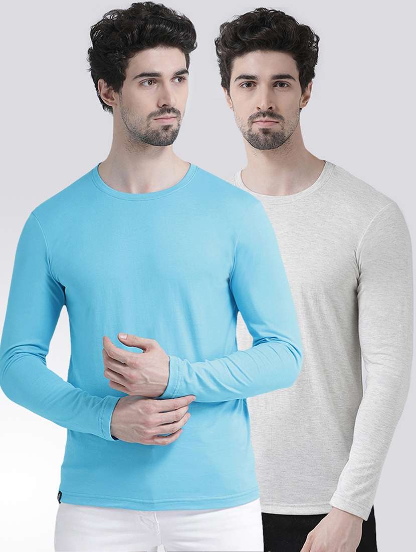 multi colored solid t-shirts combo