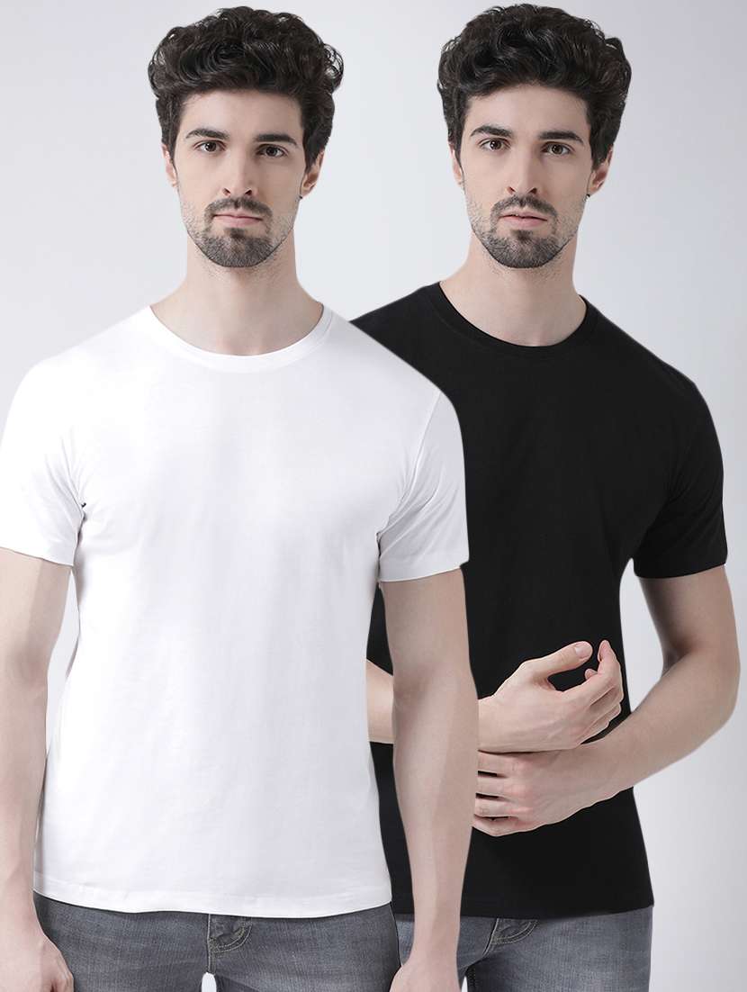 set of 2 solid t-shirt