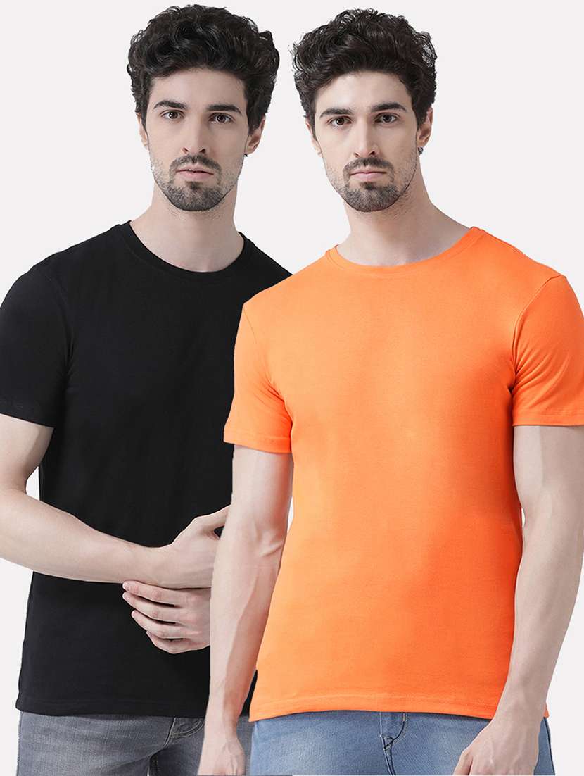 set of 2 solid t-shirt