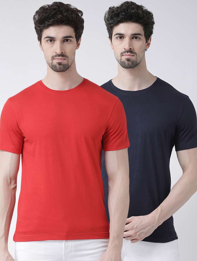 set of 2 solid t-shirt
