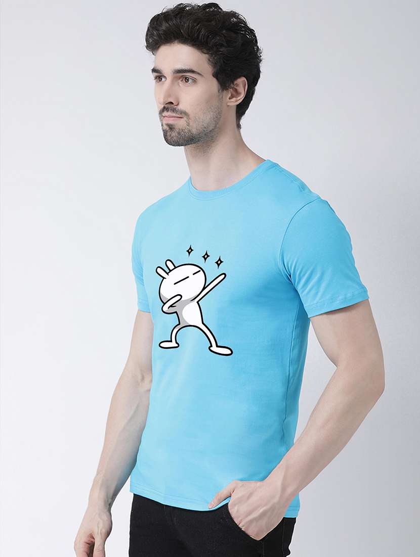 men front print short sleeve t-shirt - 17275144 -  Standard Image - 1