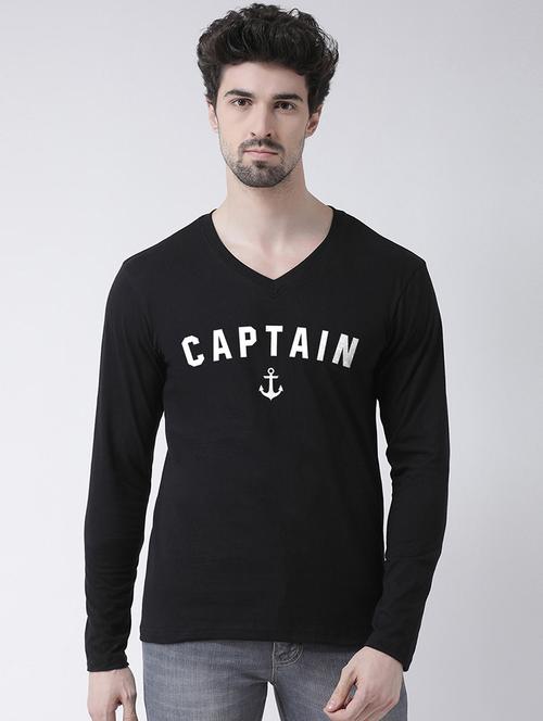 black chest print t-shirt - 17275231 -  Standard Image - 0