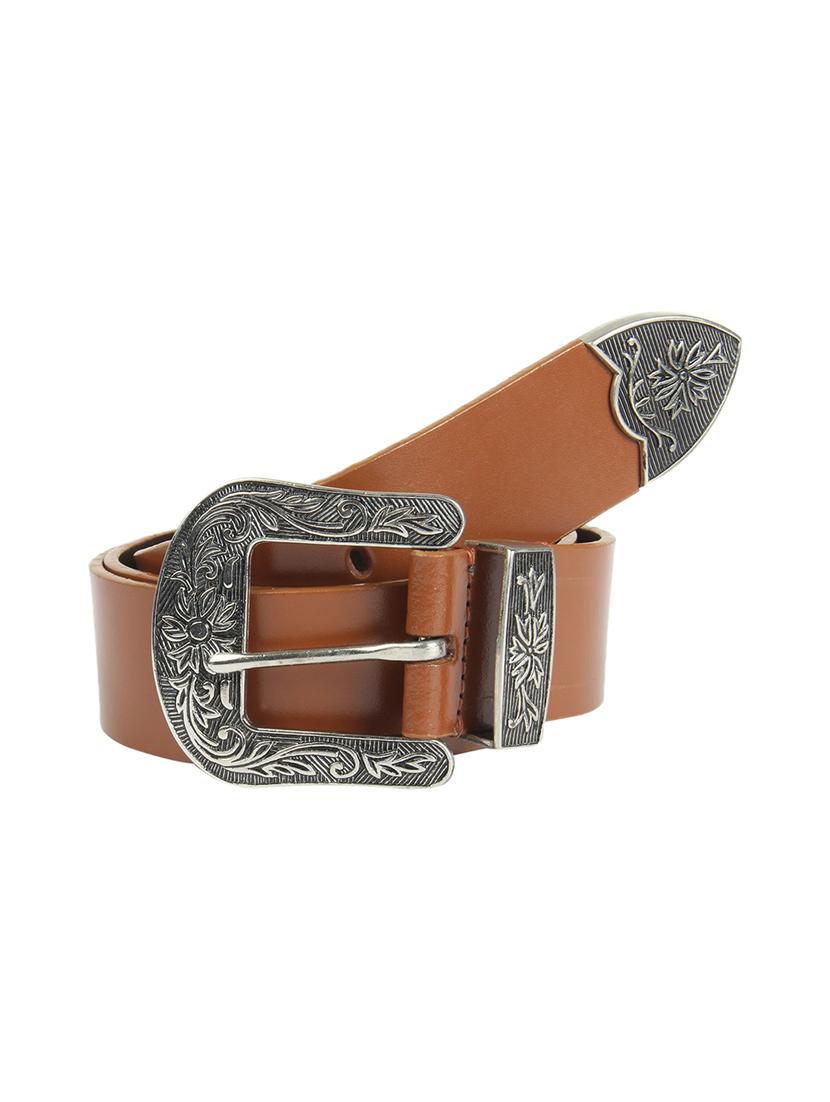 tan leather belt