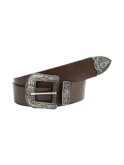 brown leather belt - 17277594 - Standard Image - 0