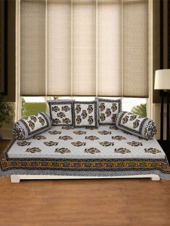  cotton jaipuri print traditional diwan set