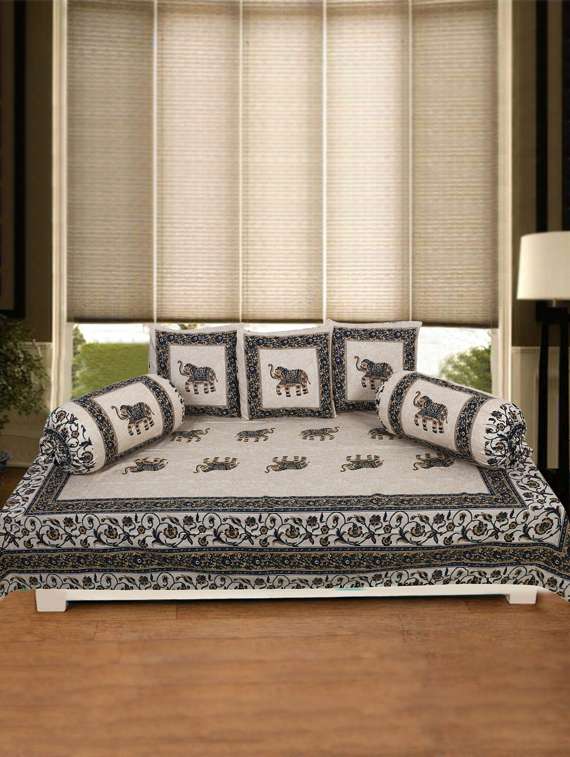  cotton jaipuri print traditional diwan set