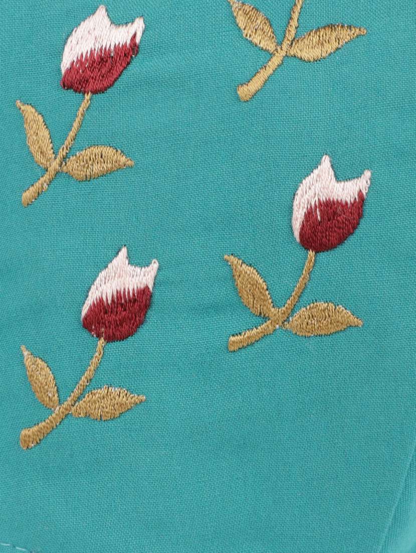 blue cotton decorative women mask - 17279863 -  Standard Image - 4