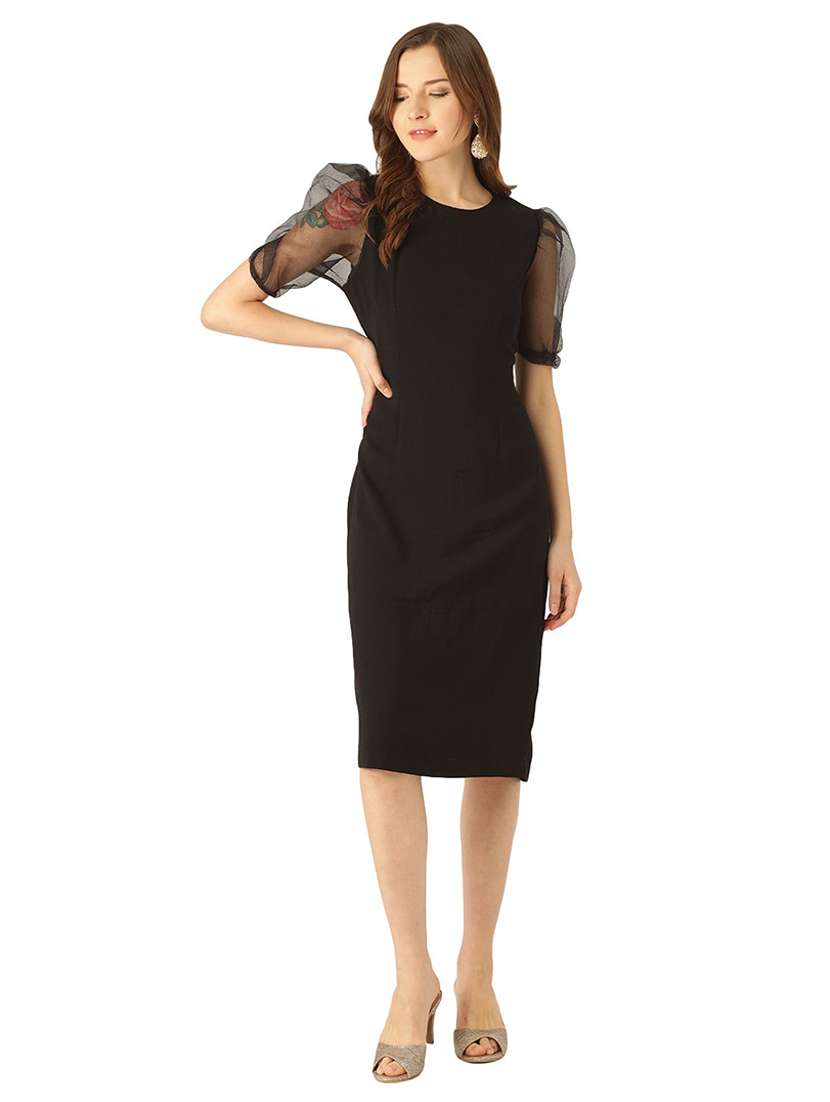 women's bodycon solid dress - 17284354 - Zoom Image - 0